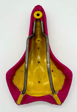 Load image into Gallery viewer, Boschetti pantographed Giorgio Siligardi Saddle - Purple