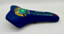 Load image into Gallery viewer, Boschetti pantographed Giorgio Siligardi Saddle - Blue
