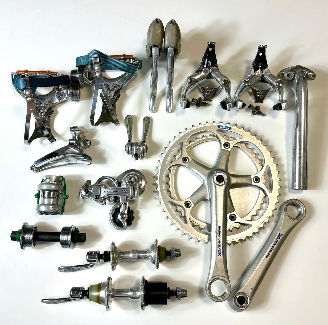 shimano 600 ax pedale Shimano 600 AX Groupset – Mastroianni Classic Bikes
