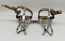 Load image into Gallery viewer, Campagnolo Chorus pedals with Campagnolo cage and straps
