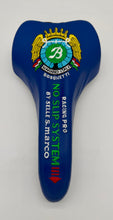 Load image into Gallery viewer, Boschetti pantographed Giorgio Siligardi Saddle - Blue
