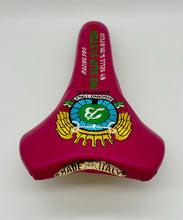Load image into Gallery viewer, Boschetti pantographed Giorgio Siligardi Saddle - Purple
