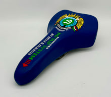 Load image into Gallery viewer, Boschetti pantographed Giorgio Siligardi Saddle - Blue
