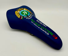 Load image into Gallery viewer, Boschetti pantographed Giorgio Siligardi Saddle - Blue
