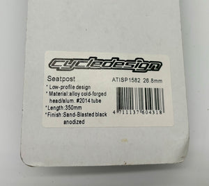 Cycledesign Aluminium Seatpost 26,8mm NOS