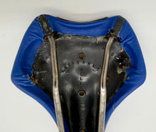 Load image into Gallery viewer, Boschetti pantographed Giorgio Siligardi Saddle - Blue
