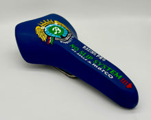 Load image into Gallery viewer, Boschetti pantographed Giorgio Siligardi Saddle - Blue
