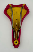 Load image into Gallery viewer, Boschetti pantographed Giorgio Siligardi Saddle - Purple

