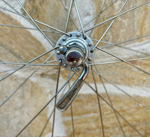 Load image into Gallery viewer, Shimano Dura Ace Mavic Mach 2CD front wheel 650/26#
