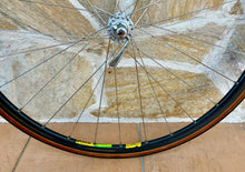 Load image into Gallery viewer, Shimano Dura Ace Mavic Mach 2CD front wheel 650/26#
