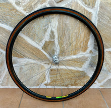 Load image into Gallery viewer, Shimano Dura Ace Mavic Mach 2CD front wheel 650/26#
