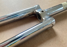 Load image into Gallery viewer, Eddy Merckx Flat Crown 1&quot; Steel Fork Rechromed
