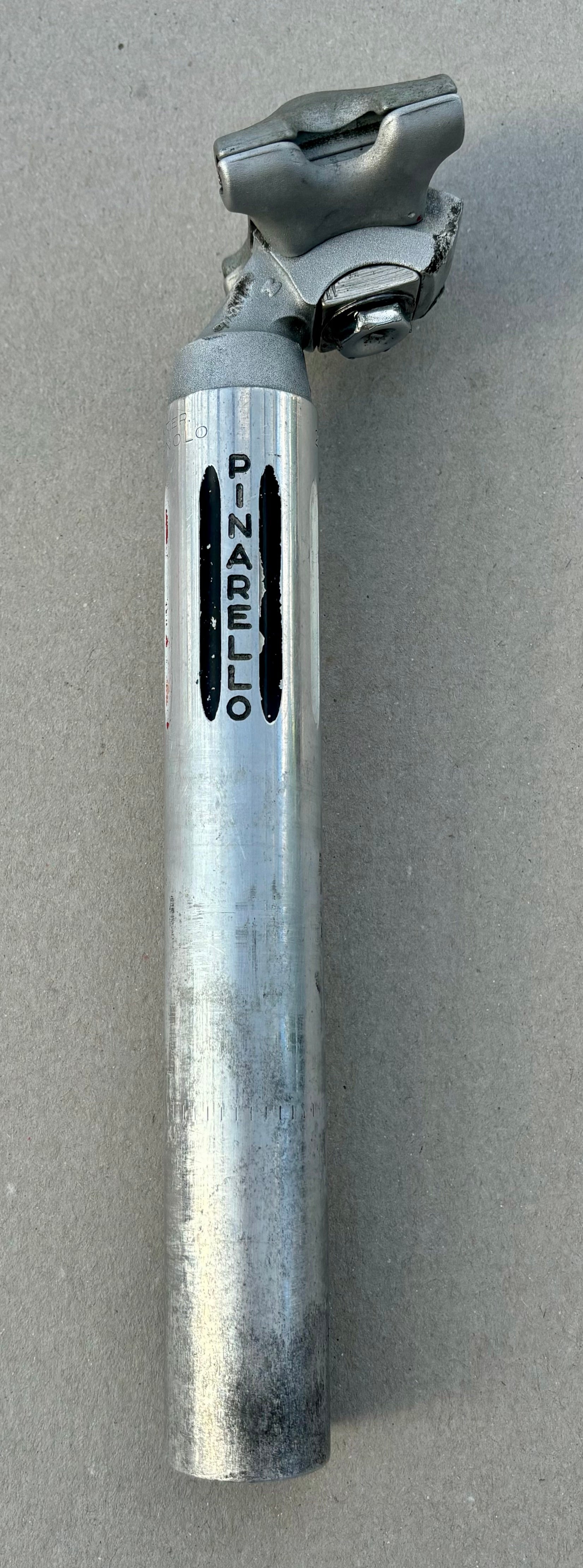 Pinarello pantographed Campagnolo Super Record seatpost