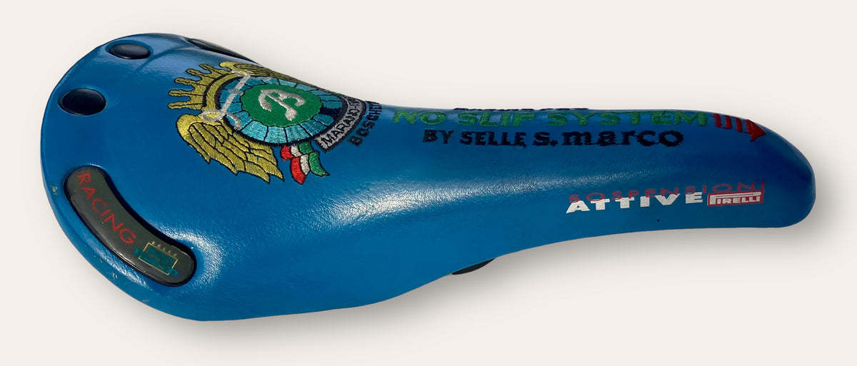 Selle De Vélo San Marco Vintage Rails Titane - Dimensions 282x143 Mm, Poids 302 G, Cuir Lisse - 6