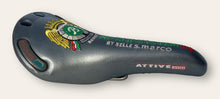Load image into Gallery viewer, NOS &quot;Boschetti&quot; pantographed Selle San Marco saddle with Giorgio Siligardi titanium rails
