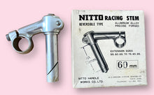 Load image into Gallery viewer, NOS Nitto Tengaeshi Reversible Racing Track Stem 60mm
